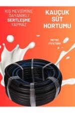 Süt Hortumu Kauçuk Kış Mevsiminde Sertleşmez (İ.Ç 14MM) (d.ç 24 Mm ) 2,5 Metre Fiyatı