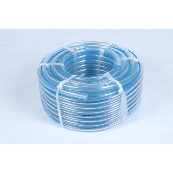 Mobil Süt sağım makinası Tekli Şeffaf Süt Hortumu (iç çap 14 mm) (Dış Çap 24 mm) ( 50 Metre)