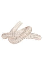 Poliüretan Bakır Telli Şeffaf Toz Talaş Emiş Hortum ( İç Çap 52mm) ( 10 mt ) Pu 070 - Görsel 2