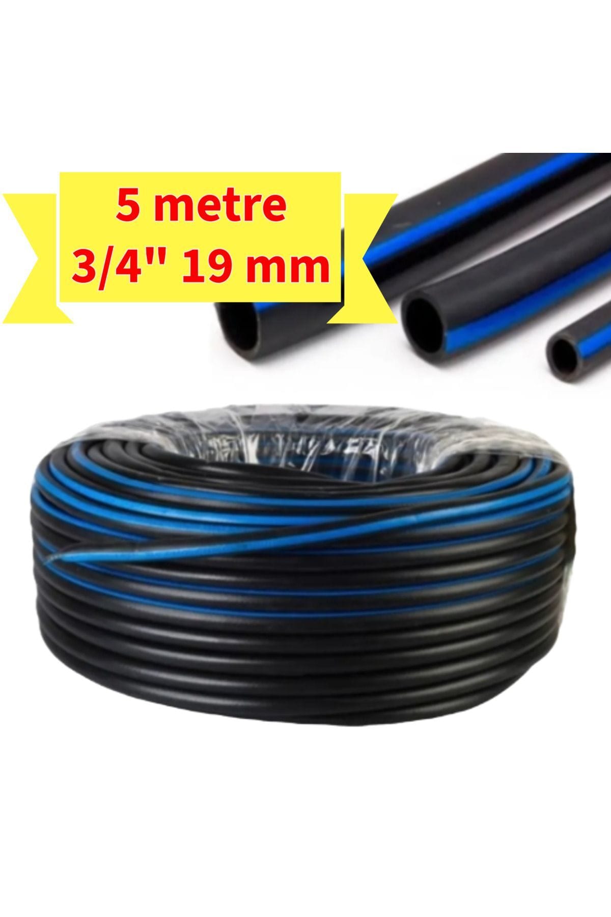 1_org_zoom-325.jpg Thermo Termo Kauçuk Bahçe Sulama Hortum 19 Mm 3/4 3 Çeyrek 5 Metre - Görsel 1