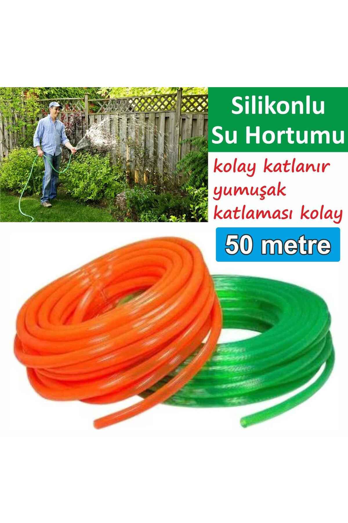 1_org_zoom-358.jpg Silikonlu Bahçe Hortumu-50 Metre-Kırılmaz-Kolay Katlanır-Dayanıklı-Tüm Musluklara Uyumlu-Yumuşak - Görsel 2
