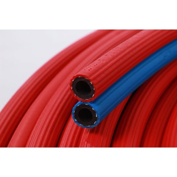 ikiz Kaynak Oksijen Asetilen Hortumu (İç çap 10 mm)-(50 Metre)